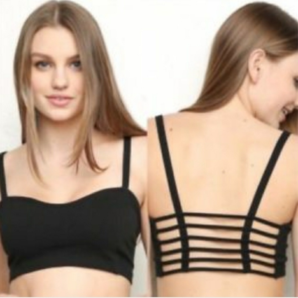 Authentic caged bralette